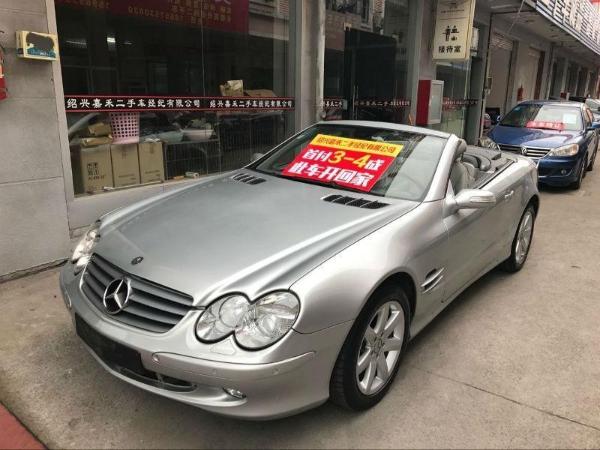 【绍兴】2007年8月 奔驰 sl级 sl350 3.5 v6 银灰 自动档