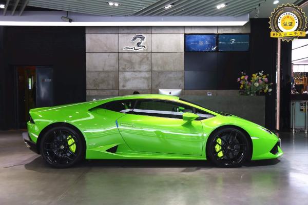 【上海】2015年10月 兰博基尼 huracan lp6104 5.2 绿色 自动档