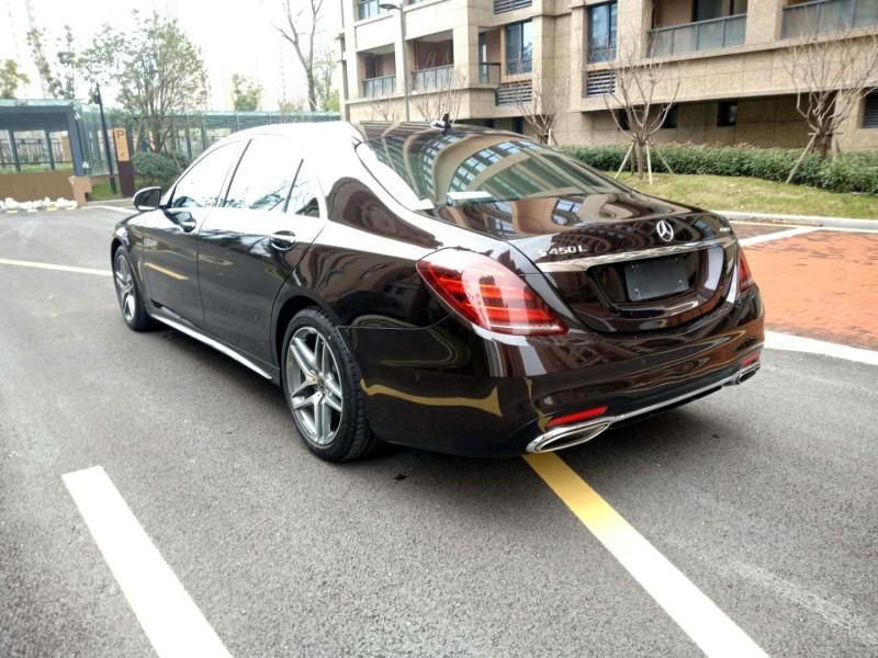 宁波2017年10月奔驰奔驰s级2018款s450l30t4matic黑色自动档