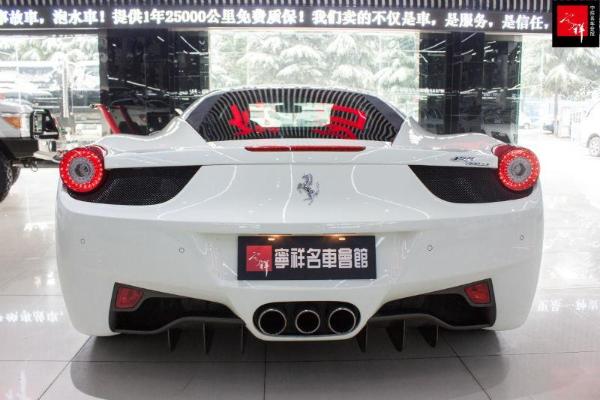 【苏州】2014年2月 法拉利 458 italia 4.5 白色 手自一体