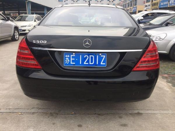 【苏州】2008年11月 奔驰 s级 s550 5.5 黑色 手自一体
