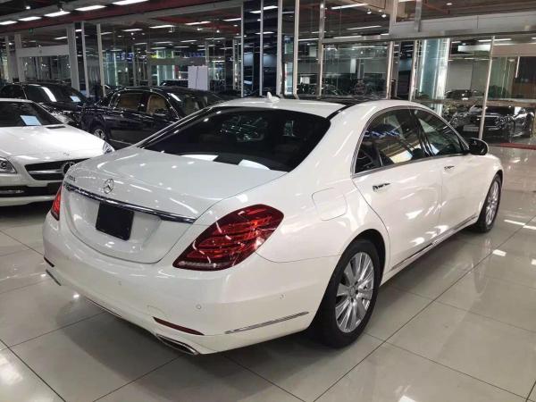 【杭州】2014年12月 奔驰 s级 s400l 3.0t 尊贵型 白色 自动档
