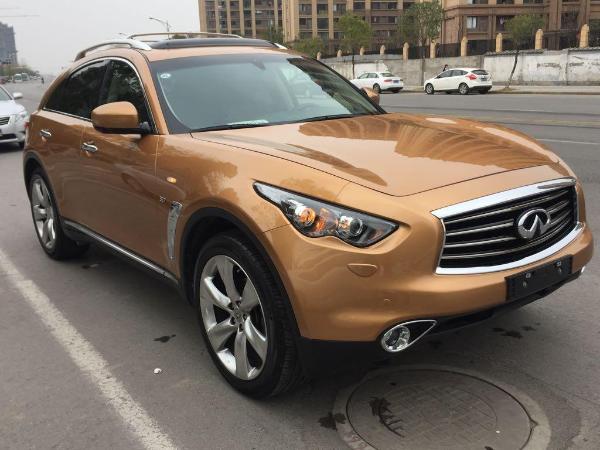 【南京】2014年12月 英菲尼迪 qx70 3.7 标准版 黄色 手自一体