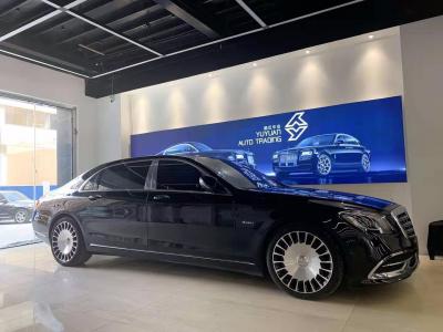 【青岛】2019年1月 奔驰 迈巴赫s级 2019款 s 450 4matic 黑色 自动档