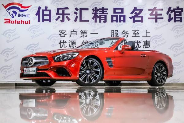 【南京】2017年4月 奔驰 sl级 2017款 sl400 3.0t 红色 手自一体