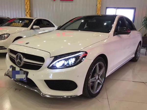【沈阳】2016年4月 奔驰 奔驰c级 2017款 c300 2.0t 白色 手自一体