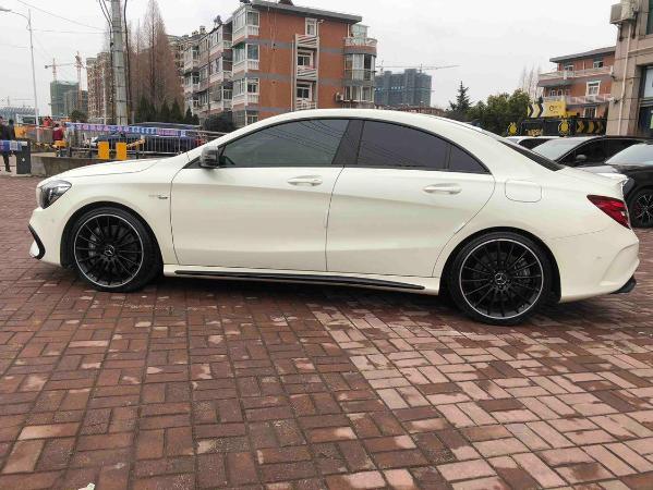 【南京】2017年4月 2017款 cla级 amg cla45amg 4matic 白色 手自一体