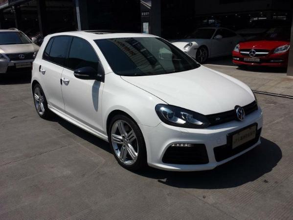 【温州】2012年3月 大众 高尔夫 golf r 2.0tsi 白色 手自一体