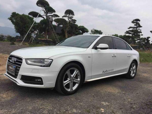 【金华】2014年9月 奥迪 奥迪a4l 2015款 a4l 45tfsi 运动型 白色