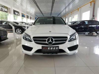 【苏州】2016年4月 奔驰c级 c200 4matic 2.0t 运动版 白色 自动档