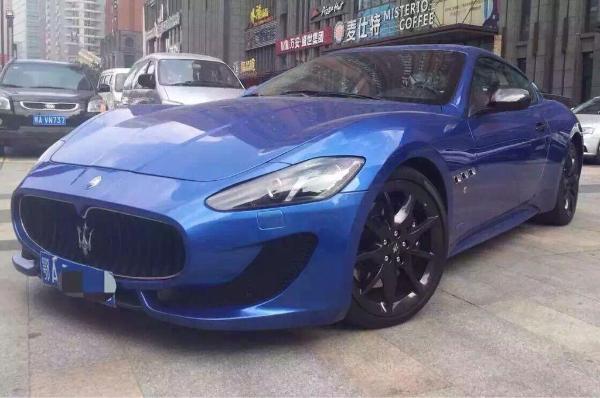 【武汉】2013年5月 玛莎拉蒂 gt s 4.7 automatic 蓝色 手自一体