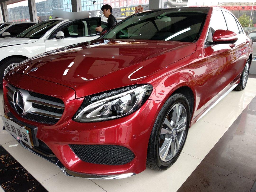 【桂林】2016年12月 奔驰 奔驰c级 2016款 c200 2.0t 红色 自动档