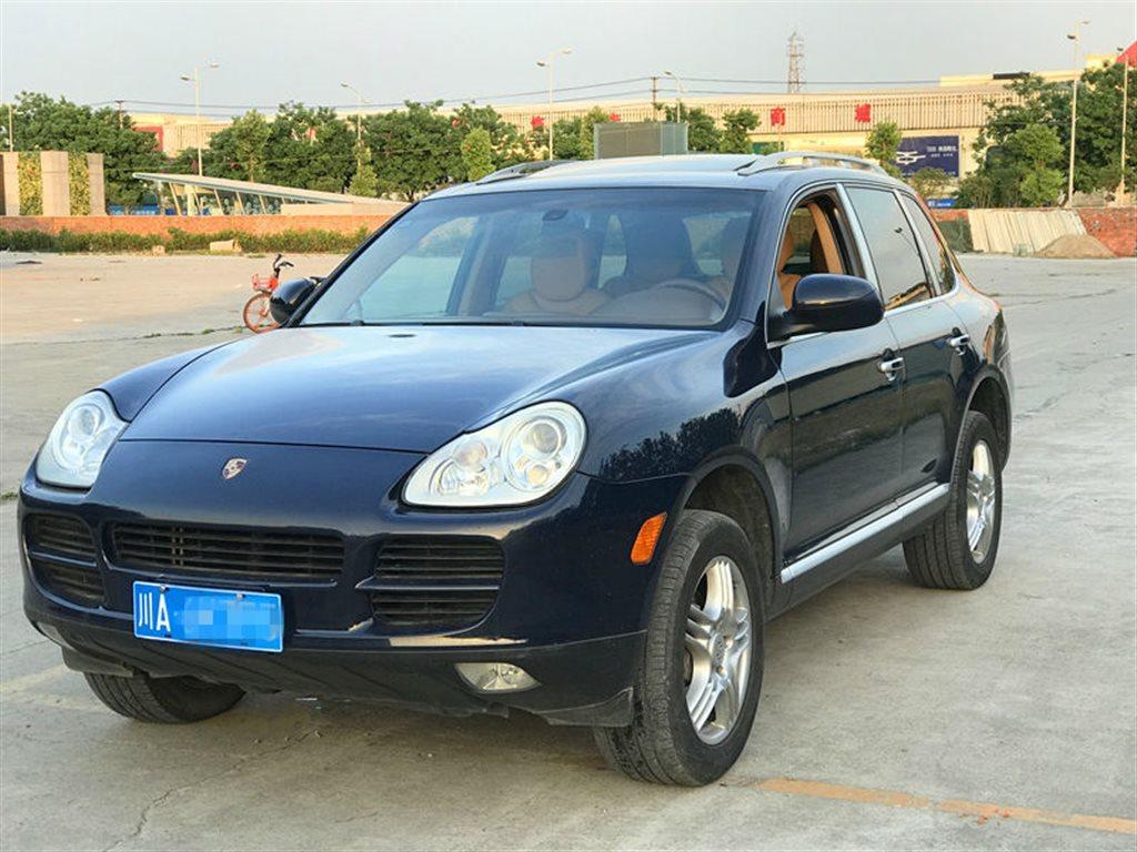 【成都】2004年5月 保时捷 cayenne 2004款 3.2l 自动 蓝色 自动档