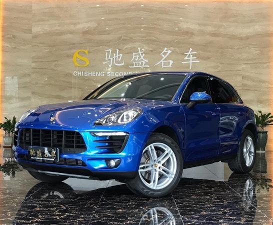 【惠州】2017年8月 保时捷 macan 2.0t 蓝色 手自一体