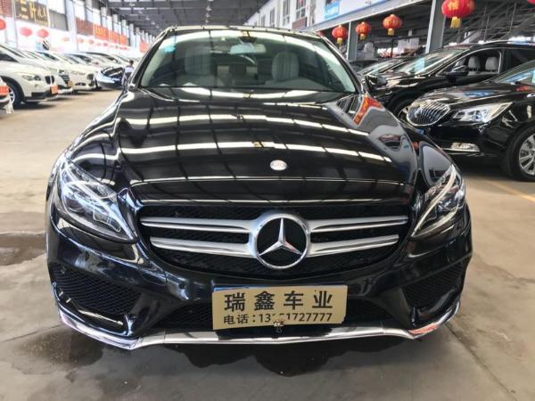 【连云港】2014年12月 奔驰c级 c200l 2.0t 运动型 黑色 手自一体