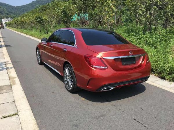 【台州】2016年6月 奔驰 c级 c200l 2.0t 运动型 红色 手自一体