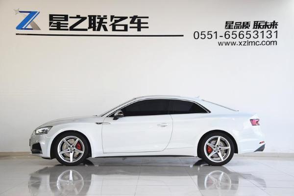 【合肥】2018年6月 奥迪 奥迪a5 2017款 a5 40tfsi coupe 时尚型 白色