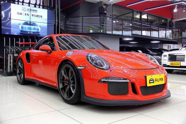 【杭州】2017年3月 保时捷 911 2015款 gt3 rs 橙色 自动档