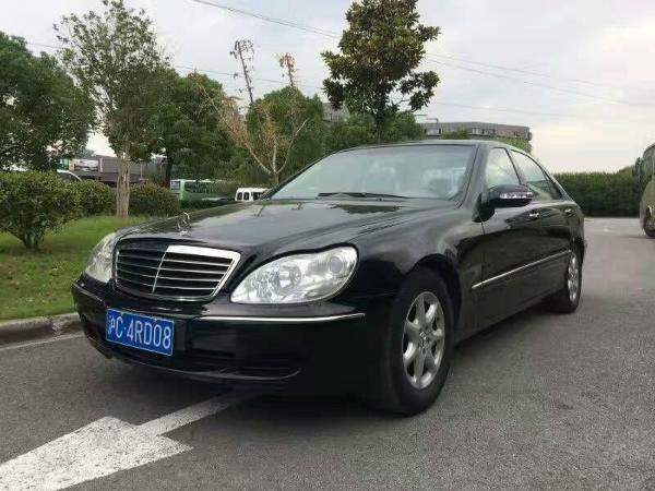 【上海】2003年8月 奔驰 s级 s350l cgi 3.5t 黑色 手自一体