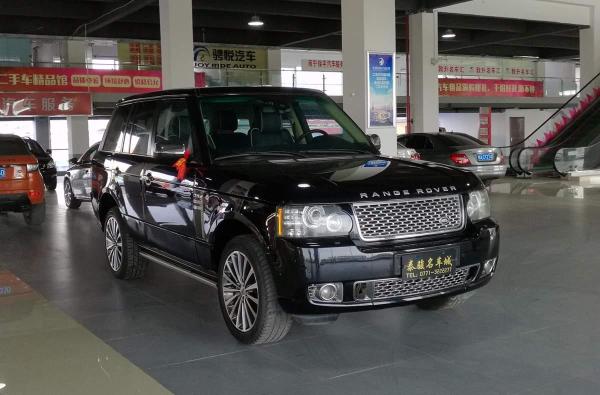 【南宁】2010年9月 路虎 揽胜 5.0t v8 sc hse 黑色 自动档
