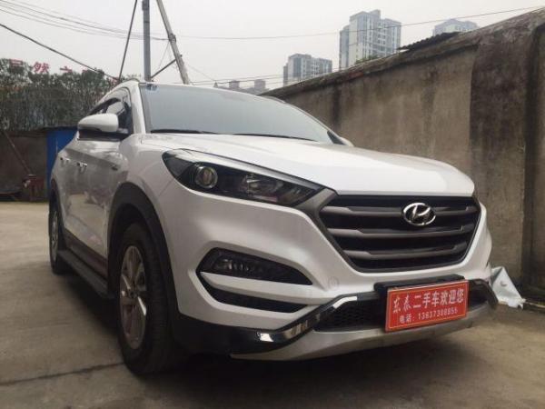 【长沙】2016年5月 现代 途胜 1.6t gls 两驱智能型 白色 自动档