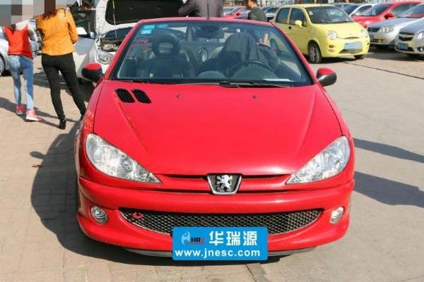【济南】2006年11月 标致 206 cc 1.6 红色 自动档