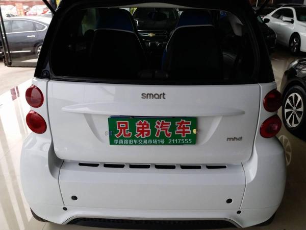 smart fortwo 2012款 1.0l 5档序列 mhd 硬顶激情版图片