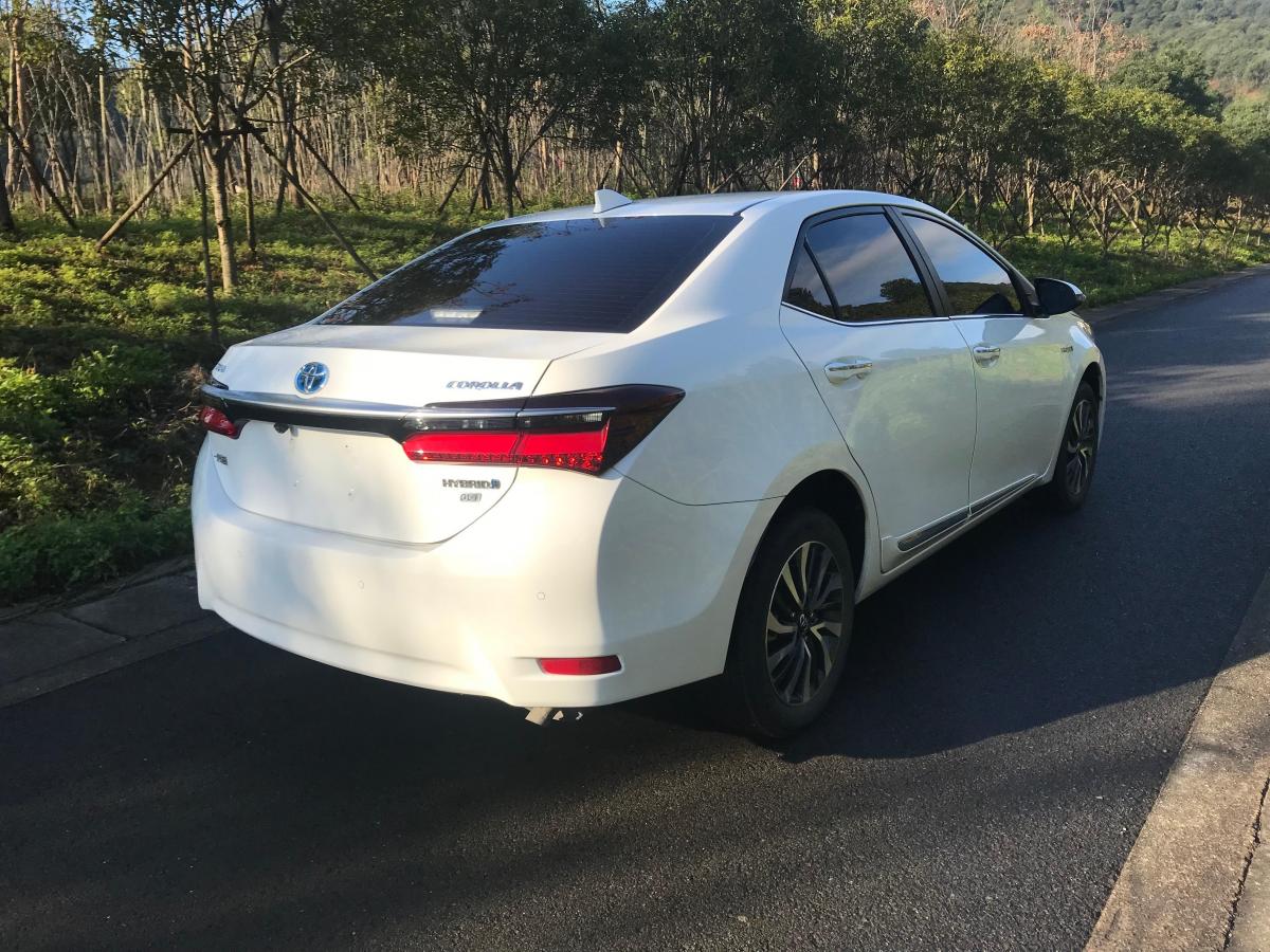 2018年07月丰田 卡罗拉 2018款 双擎1.8l cvt智尚版