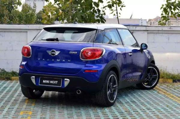 【青岛】2014年2月 mini paceman cooper 1.6 蓝色 自动档