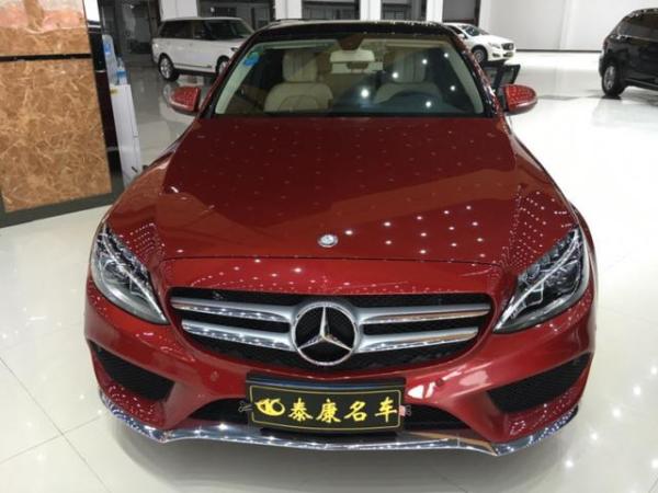 【石家庄】2016年4月 奔驰 c级 c200l 2.0t 运动型 红色 自动档