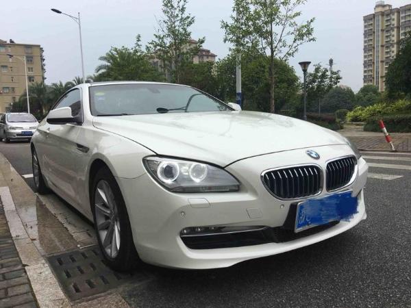 温州2013年5月宝马宝马6系2013款640i30t双门xdrive轿跑车白色手自