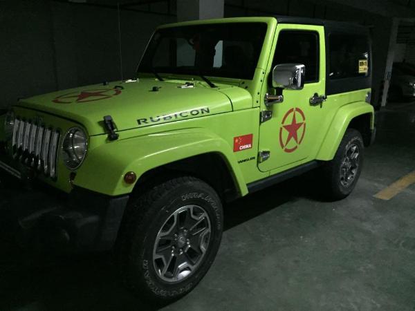 【台州】2013年5月 jeep 牧马人 3.6 两门 rubicon 绿色 手自一体