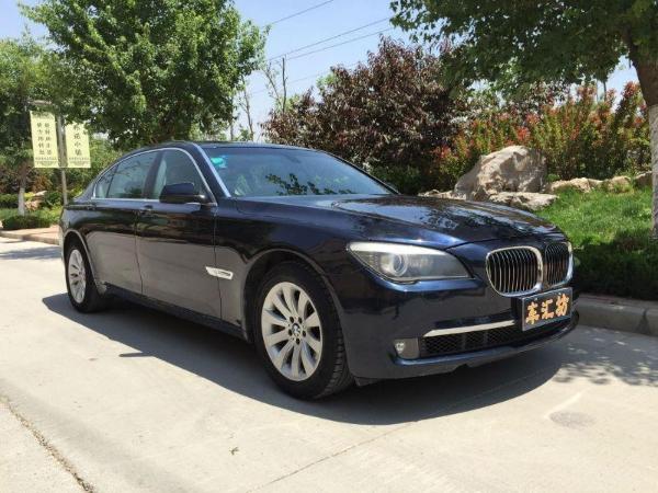 【济南】2009年7月 宝马 宝马7系 740li 3.0t 领先型 蓝色 手自一体