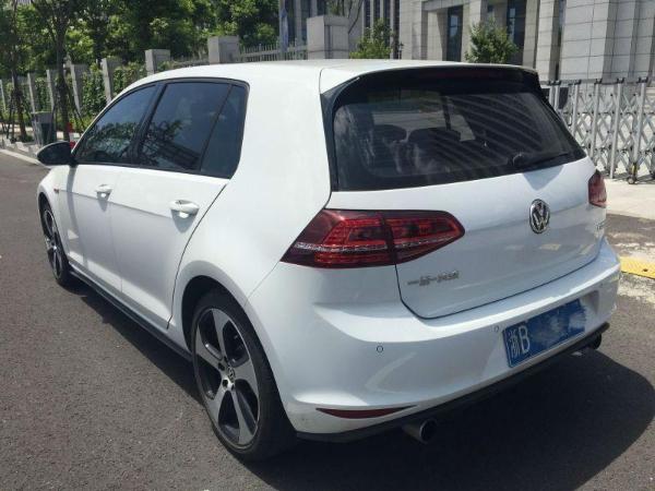【宁波】2016年5月 大众高尔夫gti 白色 白色 手自一体