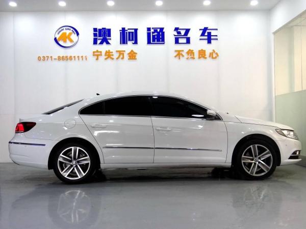 【郑州】2014年10月 大众 cc 2.0 tsi 豪华型 白色 自动档