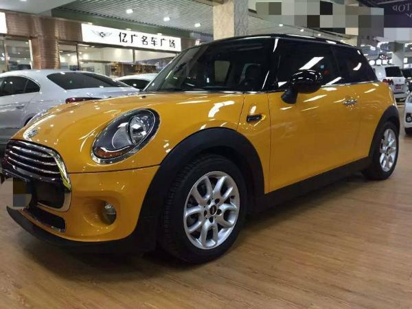 【大连】2014年4月 mini mini cooper 1.5t fun 黄色 自动档