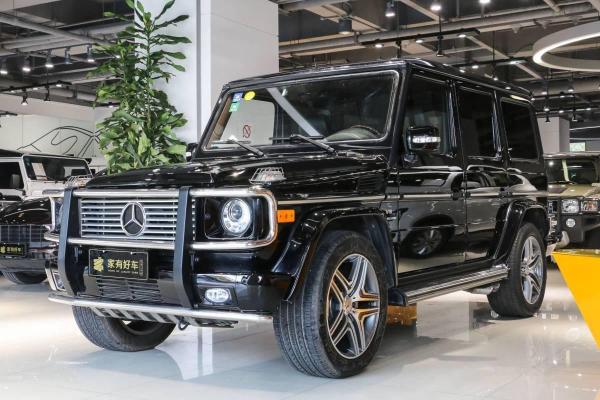 【上海】2009年2月 奔驰g级 g55 amg 5.5t 黑色 自动档