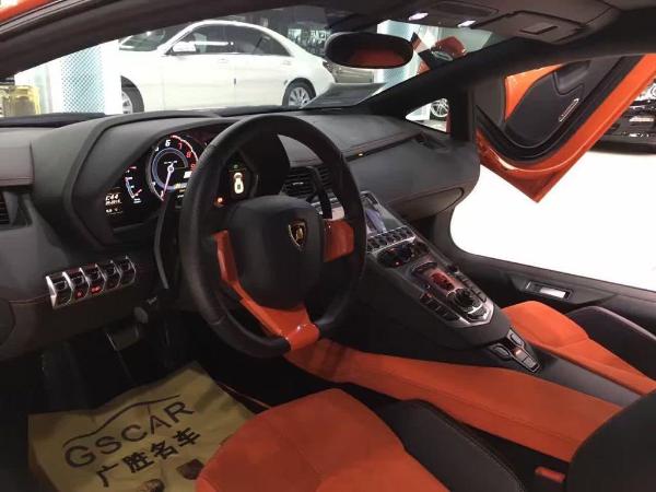 【上海】2014年8月 兰博基尼 埃文塔多 lp700-4 6.5 橙色 自动档