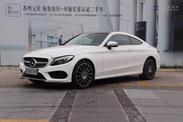 【苏州】2017年12月 奔驰c级 c200 2.0t 4matic 白色 手自一体