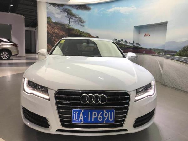 【沈阳】2014年6月 奥迪 奥迪a7 a7 50tfsi quattro 豪华型 白色 手自