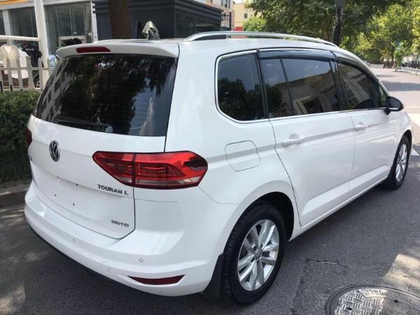 杭州2018年3月大众途安2018款l280tsidsg舒适版白色自动档