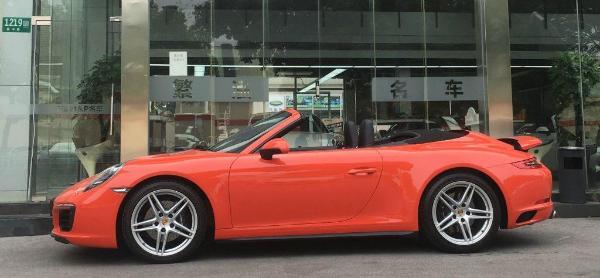 【上海】2018年3月 保时捷 911 carrera 4 cabriolet 3.0t 自动档