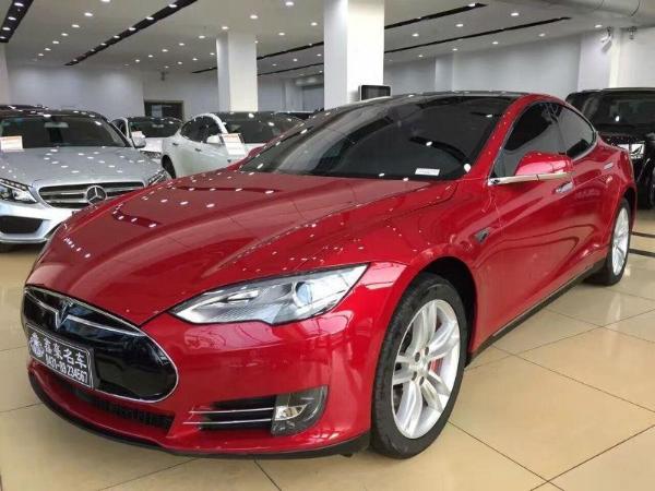 【长春】2015年4月 特斯拉 model s p85d 红色 自动档